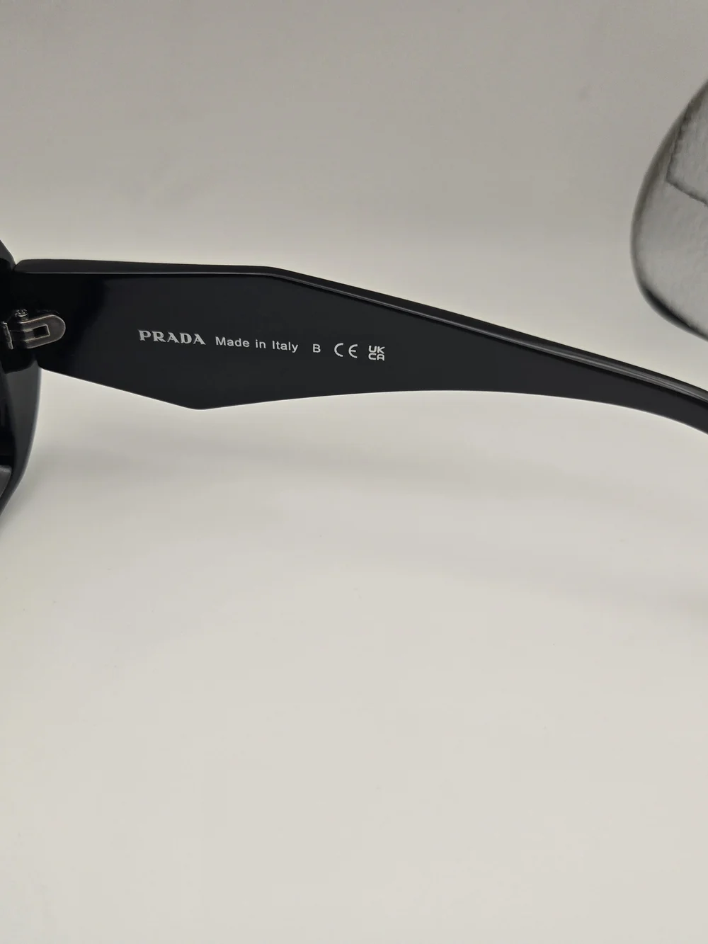 Prada Black Slim Rectangular Women's Sunglasses